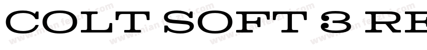 Colt Soft 3 Regular字体转换